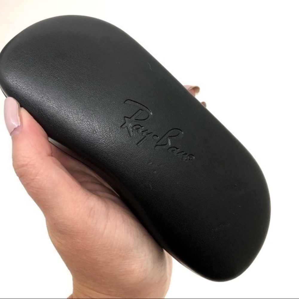 Ray-bans black sunglasses glasses hard case